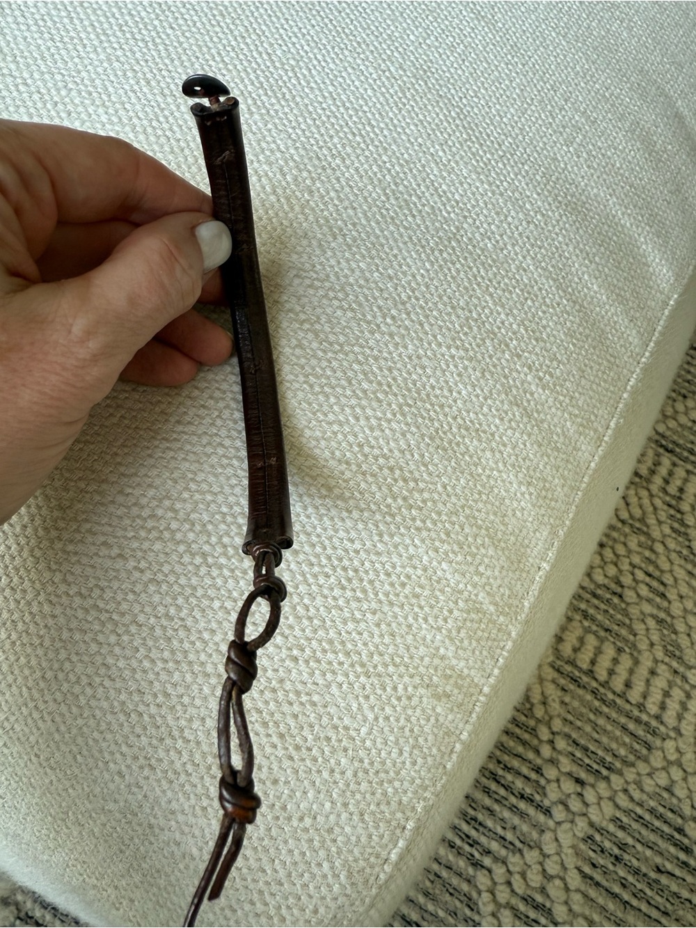 Chan Luu Brown Leather Beaded Wrap Bracelet - Picture 5 of 5